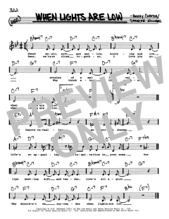 When Lights Are Low von Benny Carter (Download) 
