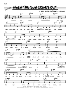 When The Sun Comes Out von Harold Arlen (Download) 