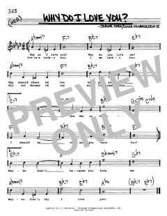 Why Do I Love You? von Jerome Kern (Download) 