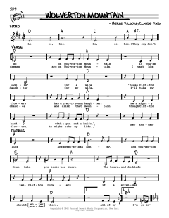 Wolverton Mountain von Merle Kilgore (Download) 
