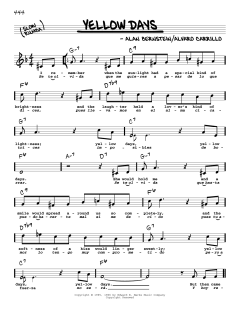 Yellow Days von Frank Sinatra (Download) 