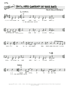 You'll Need Somebody On Your Bond von Blind Willie Johnson (Download) 