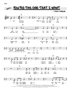 You're The One That I Want von John Farrar (Download) 