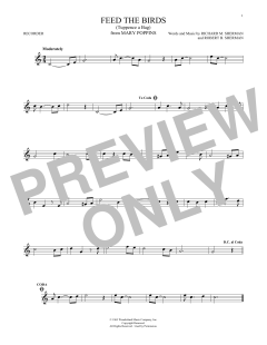 Feed The Birds von Robert Bernard Sherman (Download) 