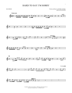 Hard To Say I'm Sorry von Chicago (Download) 