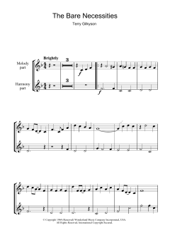 The Bare Necessities von Terry Gilkyson (Download) 