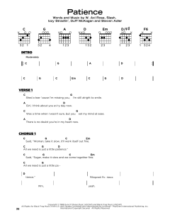 Patience von Guns N' Roses (Download) 