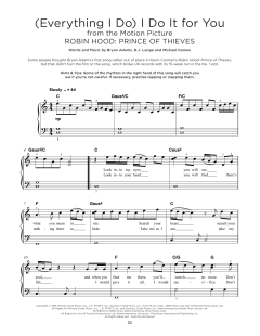 (Everything I Do) I Do It For You von Bryan Adams (Download) 