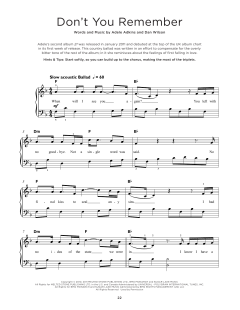 Don't You Remember von Adele (Download) 
