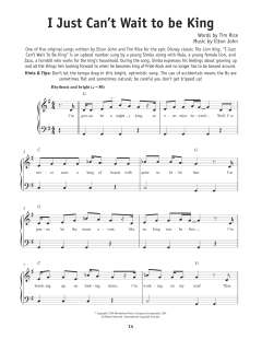 I Just Can't Wait To Be King von Elton John (Download) 