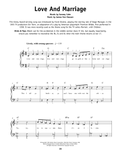 Love And Marriage von Frank Sinatra (Download) 
