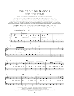 we can't be friends von Ariana Grande (Download) 