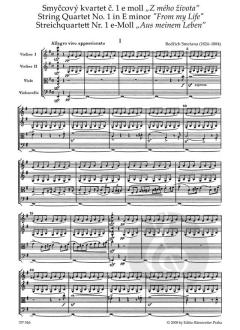 Streichquartett Nr. 1 e-Moll "Aus meinem Leben" von Bedrich Smetana (Download) 
