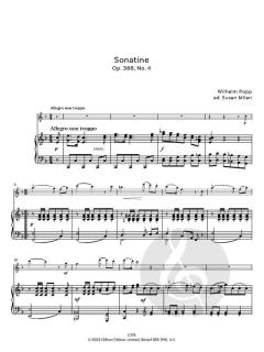Sonatine No. 4 op. 388 von Wilhelm Popp (Download) 