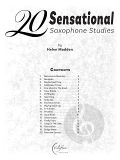 20 Sensational Saxophone Studies von Helen Madden (Download) 