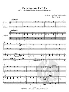 Variations on La Folia von Johann Schickhardt 
