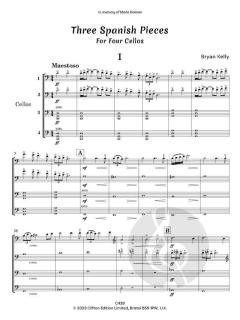 3 Spanish Pieces von Bryan Kelly (Download) 