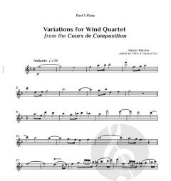 Variations for Woodwind Quartet von Anton Reicha 