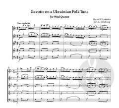 Gavotte on a Ukranian Folk Tune von Mykola Lysenko (Download) 