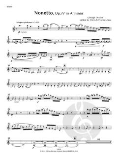 Nonetto op. 77 in A minor von Georges Onslow (Download) 