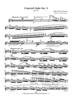 The Concerto Solos op. 19-21 von Jules Auguste Demersseman 