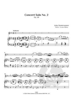The Concerto Solos op. 19-21 von Jules Auguste Demersseman 