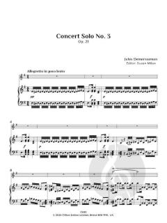 The Concerto Solos op. 19-21 von Jules Auguste Demersseman 