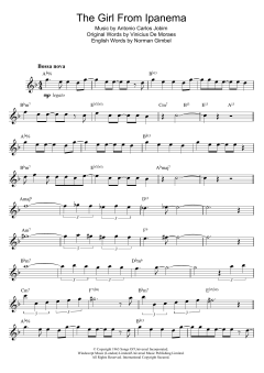 The Girl From Ipanema von Antonio Carlos Jobim (Download) 