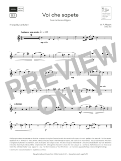 Voi che sapete von Wolfgang Amadeus Mozart (Download) 