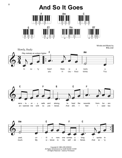 And So It Goes von Billy Joel (Download) 