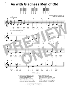 As With Gladness Men Of Old von Conrad Kocher (Download) 