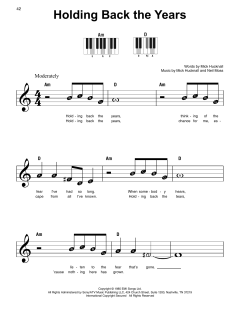 Holding Back The Years von Simply Red (Download) 