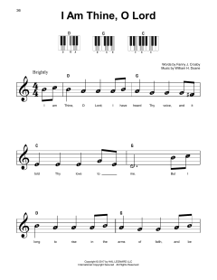 I Am Thine, O Lord von William Howard Doane (Download) 