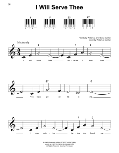 I Will Serve Thee von William J. Gaither (Download) 