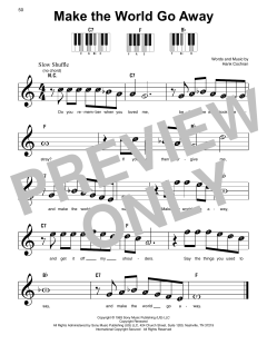 Make The World Go Away von Elvis Presley (Download) 