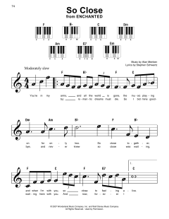 So Close von Alan Menken (Download) 