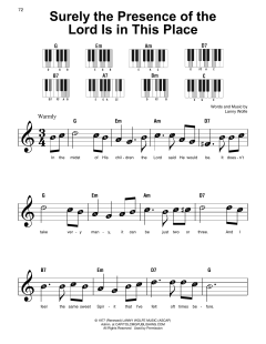 Surely The Presence Of The Lord Is In This Place von Lanny Wolfe (Download) 