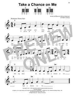 Take A Chance On Me von ABBA (Download) 