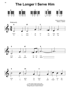 The Longer I Serve Him von William J. Gaither (Download) 