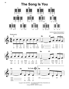 The Song Is You von Jerome Kern (Download) 
