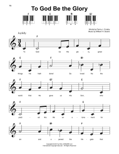 To God Be The Glory von William Howard Doane (Download) 