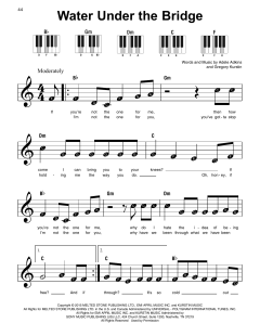 Water Under The Bridge von Adele (Download) 