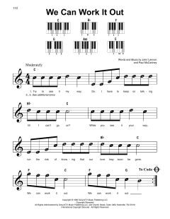 We Can Work It Out von The Beatles (Download) 