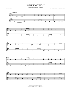 Symphony No. 7 In A Major, Second Movement (Download) 