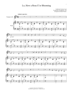 Lo, How A Rose E'er Blooming (Download) 