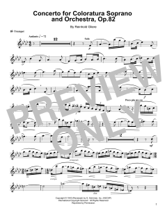 Concerto For Coloratura Soprano And Orchestra, Op. 82 (Download) 