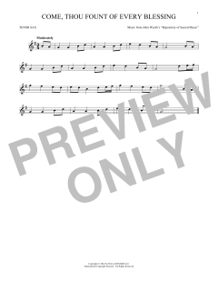 Come, Thou Fount Of Every Blessing (Download) 