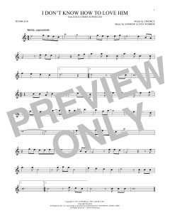 I Don't Know How To Love Him (Download) 