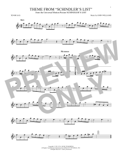 Theme From Schindler's List (Download) 