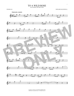 To A Wild Rose, Op. 51, No. 1 (Download) 